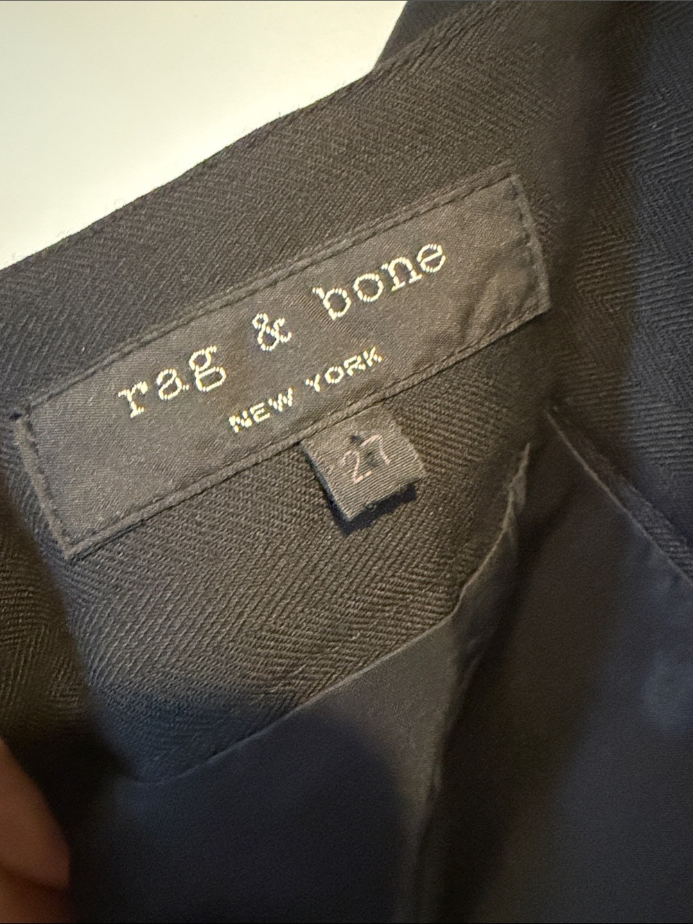 rag & bone Black Pencil Skirt - Sleek Workwear Staple - Picture 4 of 4